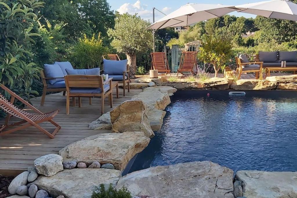 Une Oasis Au Pays De Cezanne Aix-en-Provence Buitenkant foto